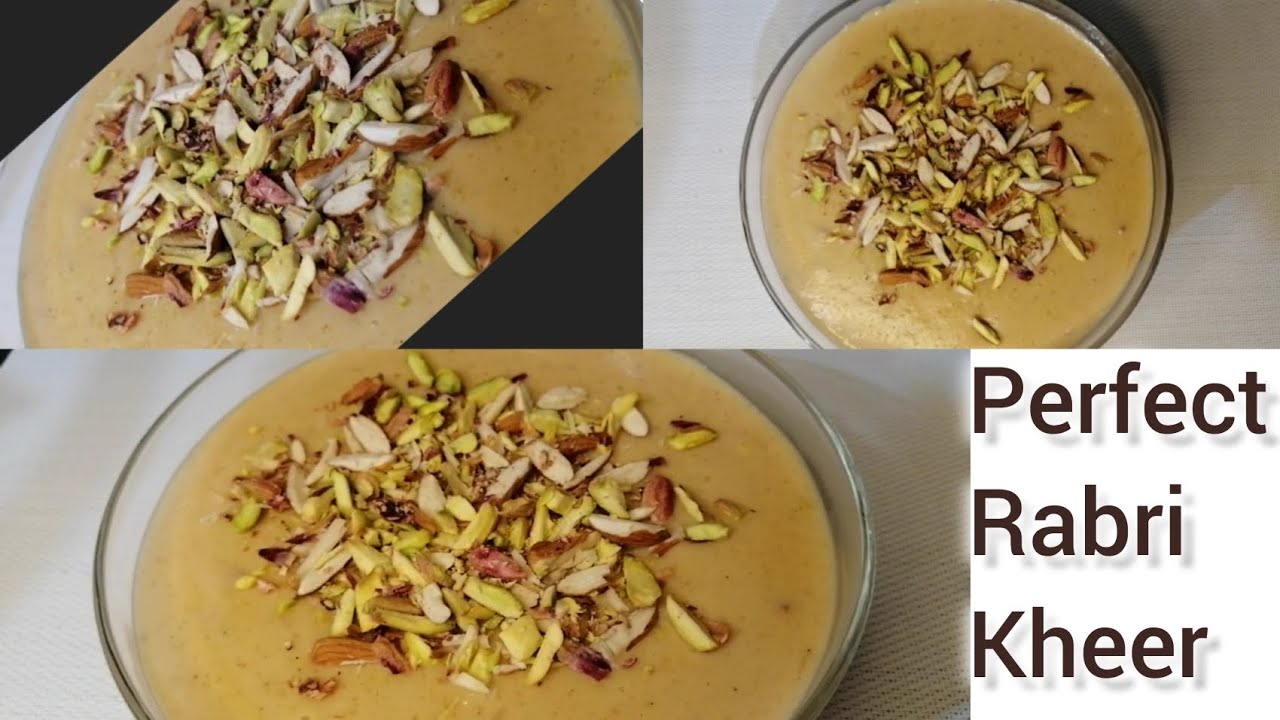 Perfect Rabri Kheer Recipe | Different Style Rabri Kheer | Famous ...