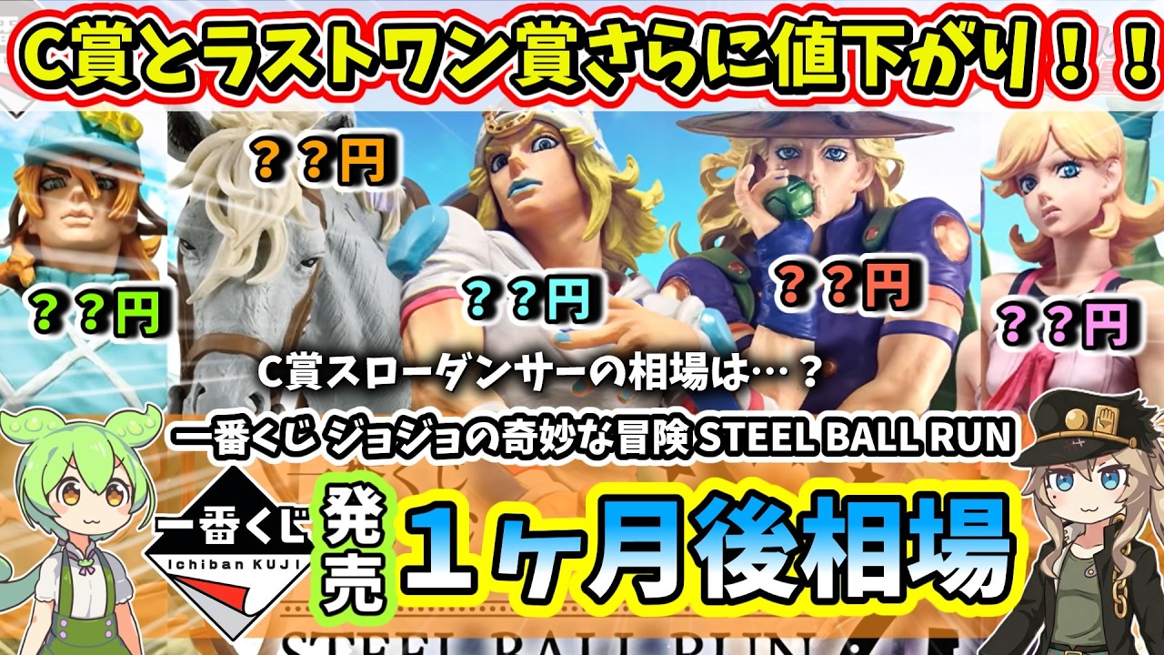 1-Month Market Prices] Ichiban Kuji JoJo's Bizarre Adventure STEEL