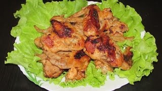 Куриные крылышки в мультиварке. Хрустящие и сочные. Куриные крылышки в мультиварке. Хрустящие и сочные.