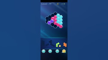Block! Hexa Puzzle~intermediate  block 5 to 6 levels level~79