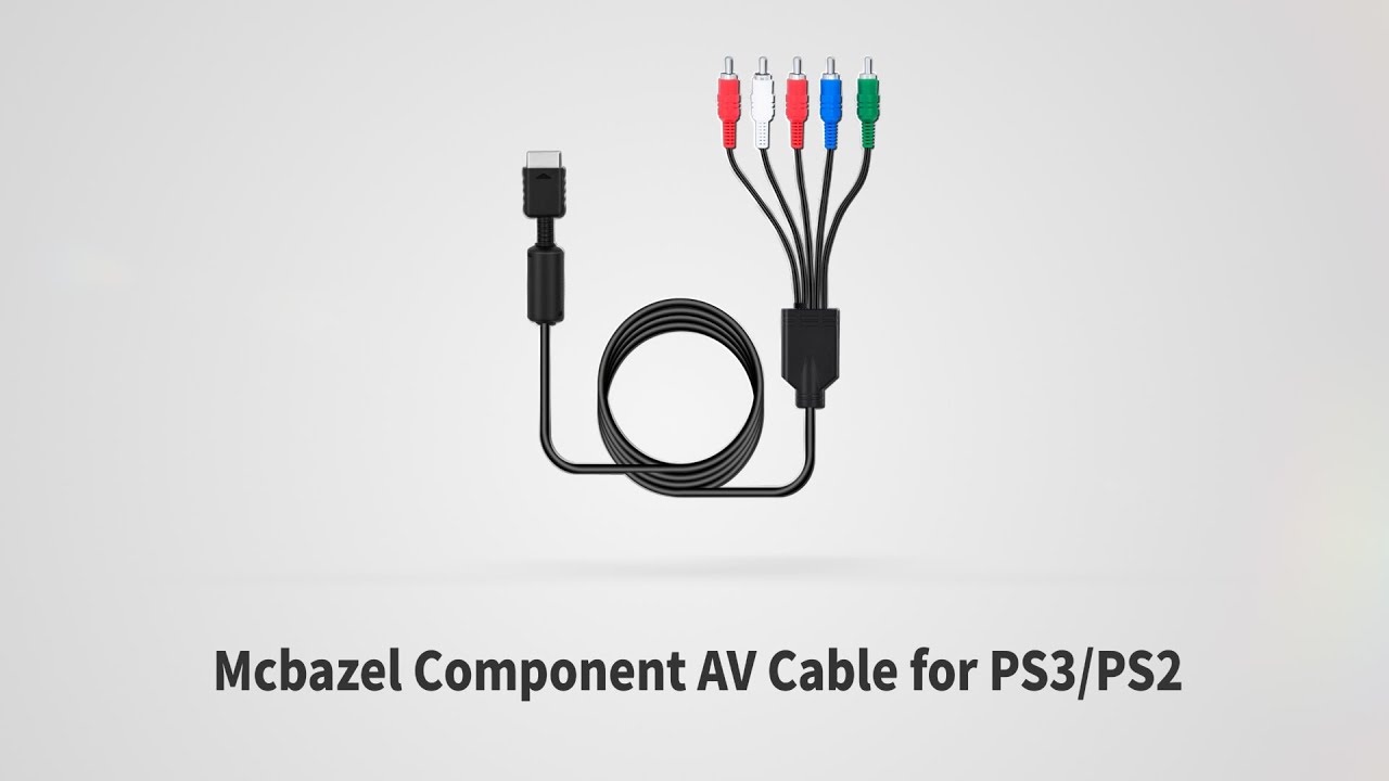 Insten Component Av Cable Compatible With Sony Ps2/ps3/ps3 Slim