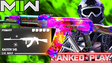 The FASTEST KILLING Kastov 545 setup for *RANKED PLAY* on MW2