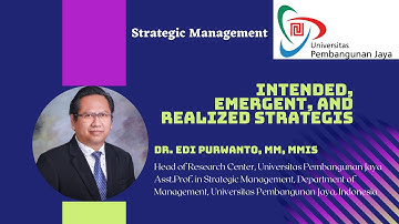 Intended, Emergent & Realized Strategies