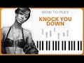 How To Play Knock You Down By Keri Hilson On Piano - Piano Tutorial (Free Tutorial - Part 1)