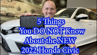 5 Things You Did Not Know About the NEW 2022 Honda Civic