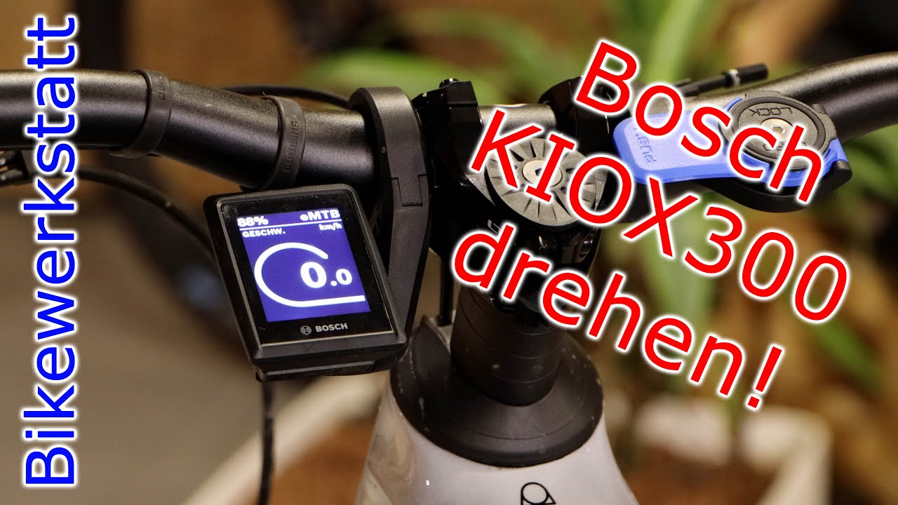 Bosch Kiox300 am eBike drehen! 
