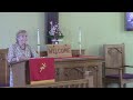 21 June 2020 Service