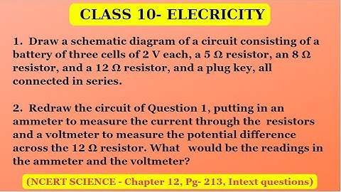 Draw a schematic diagram of a circuit.. #class10physics #science #cbseboardquestions #viral #circuit