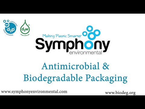Antimicrobial and biodegradable packaging - video from Symphony Environmental