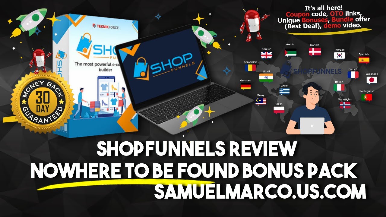 ShopFunnels Review & Bonus Offer - Watch ShopFunnels Review & Get NoWhere To Be Found Bonuses