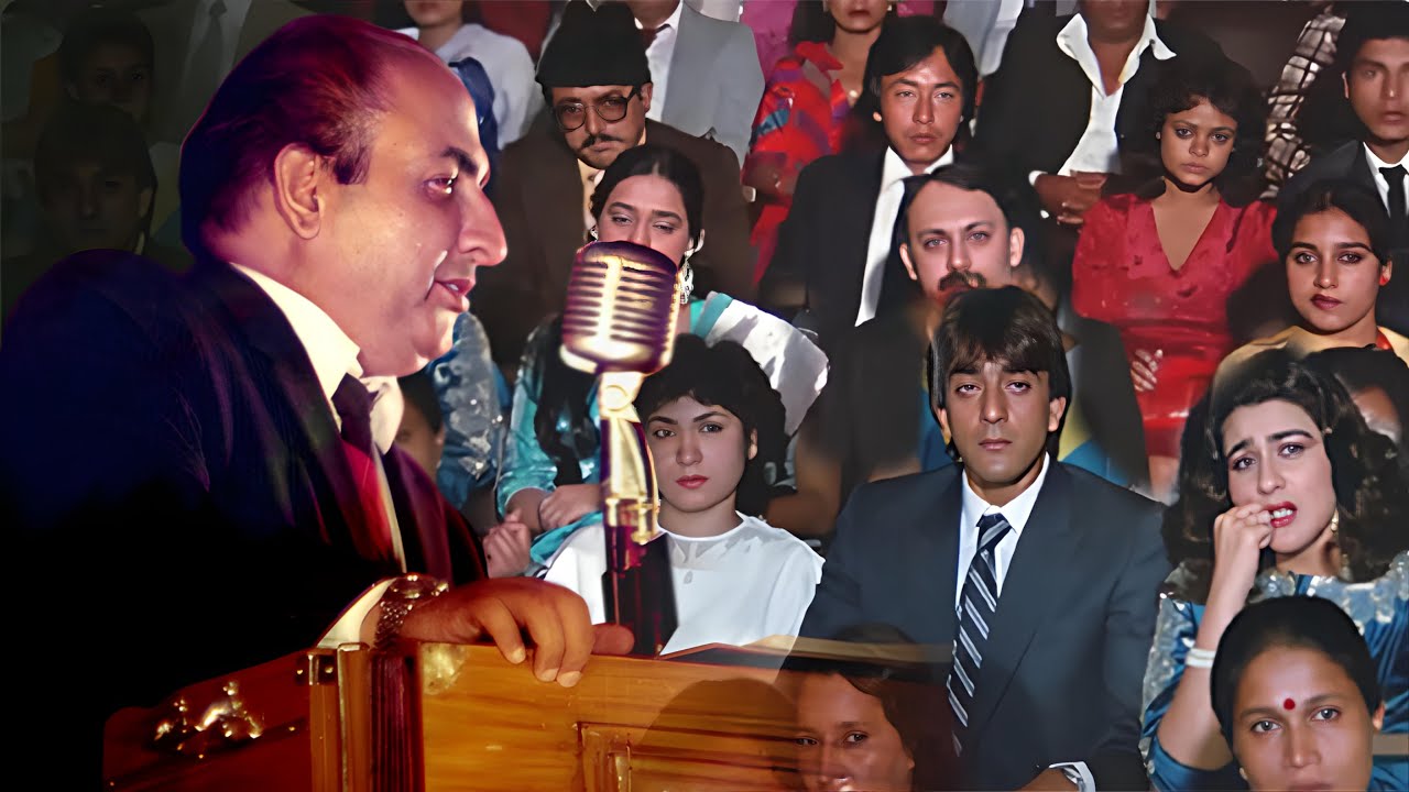 आंसुओं की बौछार करने वाला रफ़ी साहब का Live Song of Mohammed Rafi Sahab ...