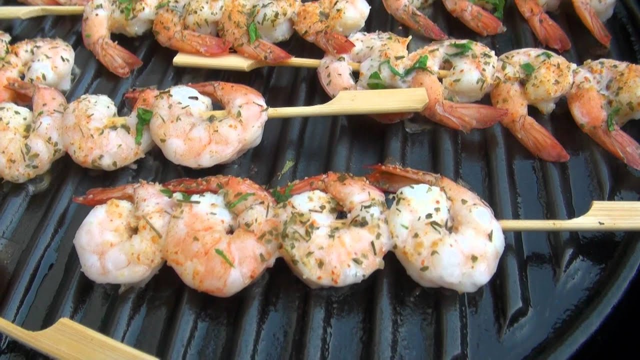 Garnelen Spieße Grillen