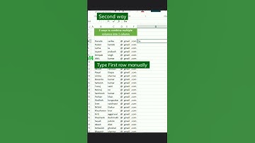 Combine Multiple Columns in Excel |Formula to Merge Two or More Columns | Stack Multiple Columns