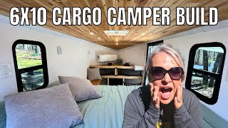 Jawdropping CUSTOM CARGO TRAILER CAMPER Transformation! Episode 23