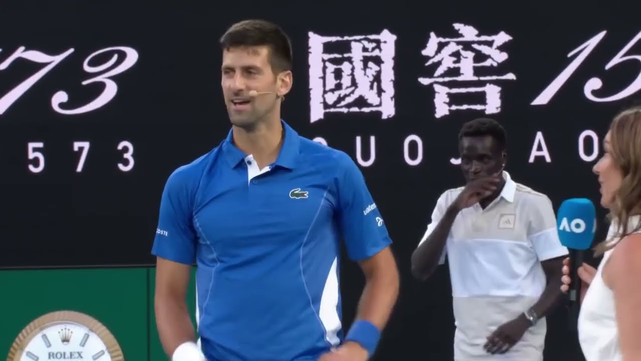 Novak Djokovic Smashes Steve Smith For Six! _ Australian Open 2024_