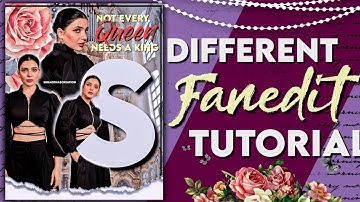 unique fanedit tutorial | editing tutorial for fanpage |different fanedit tutorial|shraddhascreation