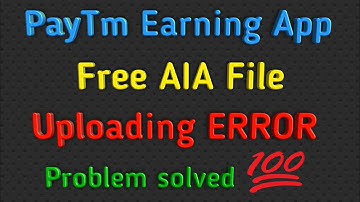 AIA file upload problem solved || contains only letters || kodular || thunkable || appy builder
