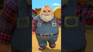 Farmer in the Dell #short #trending #nurseryrhymes #babysongs #farmanimals