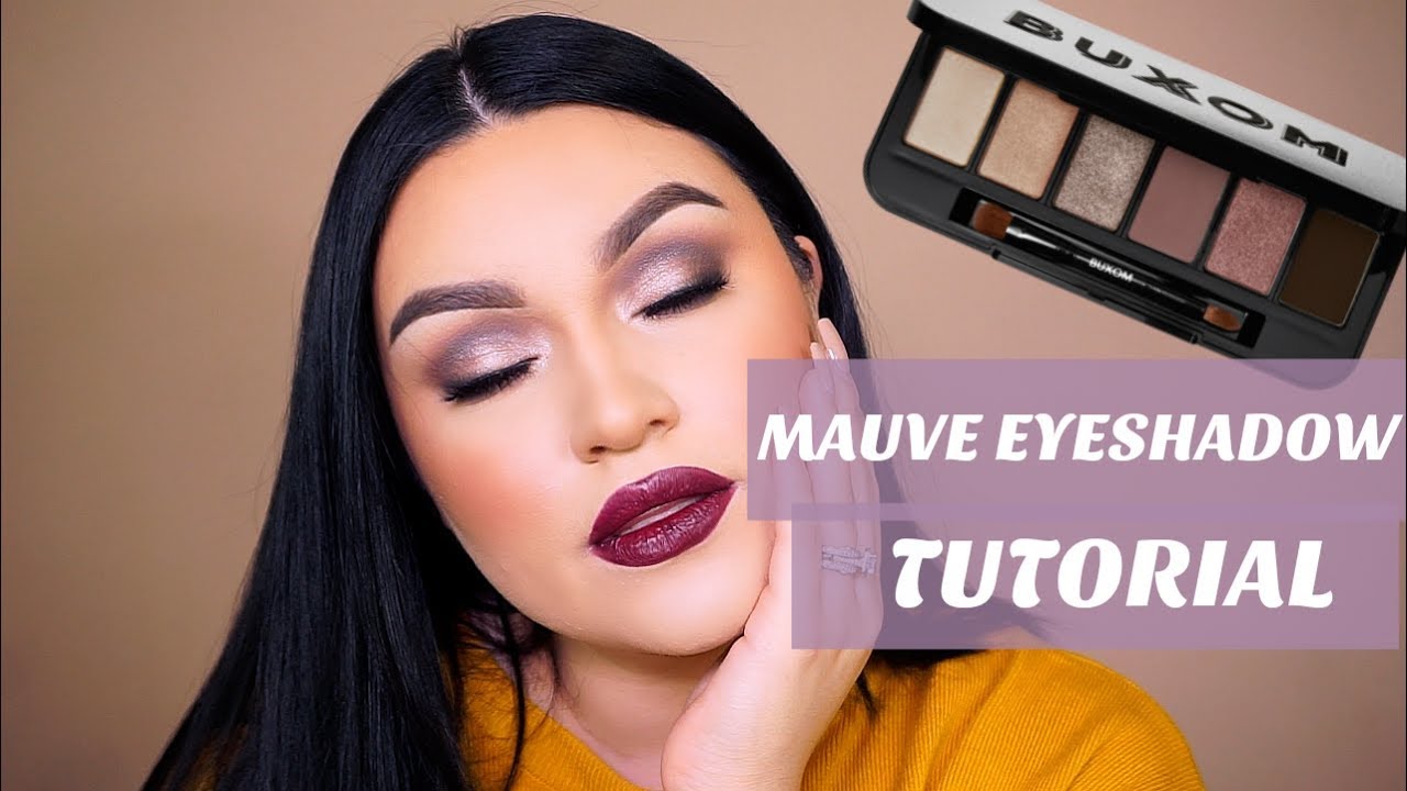 A SIMPLE MAUVE EYESHADOW + LIPSTICK TUTORIAL