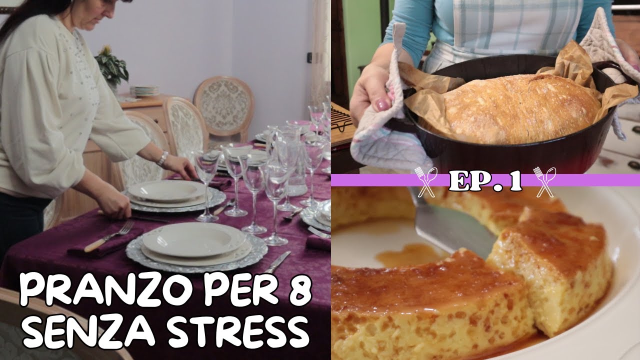 Come preparare il PRANZO della DOMENICA senza stress - ricette facili e tutto fatto in casa - Ep. 4