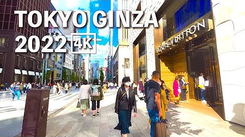 4K Tokyo GINZA Walking Tour | 2022 JAPAN 東京銀座 | non-stop 30min ASMR