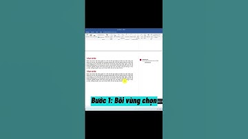 Hướng dẫn cách tạo comment ở trong bản Word