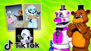 Freddy and Funtime's CRAZY Reactions To Lunar and Earth Tiktoks!