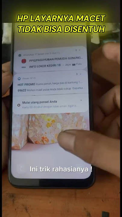 Cara mengatasi layar hp tidak bisa disentuh touchscreen macet tiba tiba tanpa bongkar #shortsviral