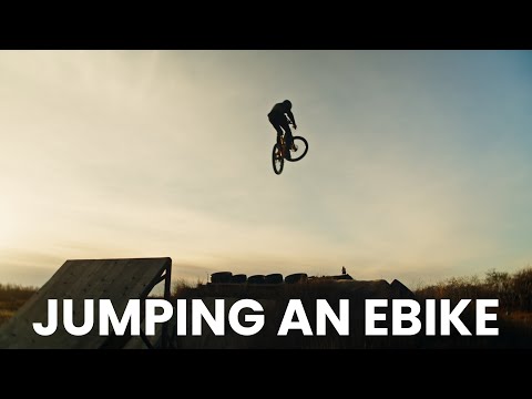 Crazy 30ft Jump on an eBike -  Monte Capro Ultra | Biktrix Electric Bikes