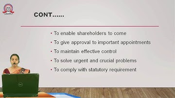 Company Meetings | Company Secretarial Practice II | SYBCom Sem - 4| SST College