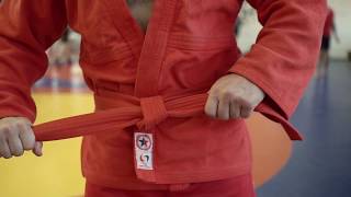 картинка: Как завязывать пояс для самбо