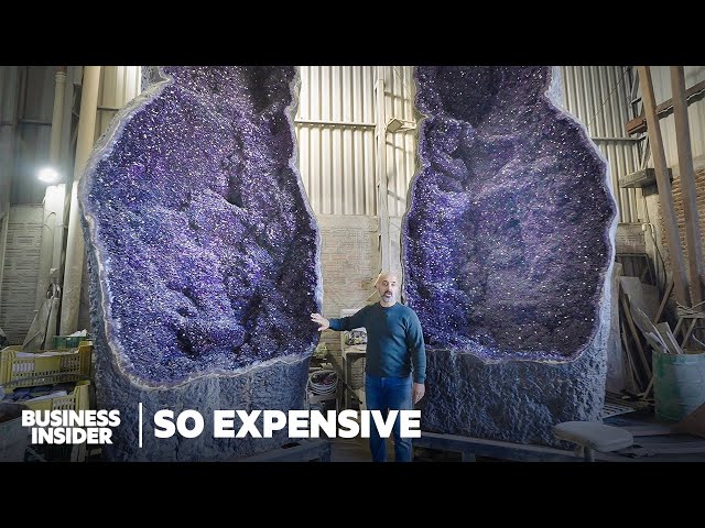 How Miners Find, Cut, And Transport The Most Expensive Amethysts In The World | So Expensive class=