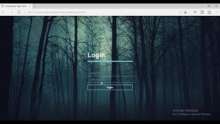 Beautiful Transparent Login Form (HTML & CSS)