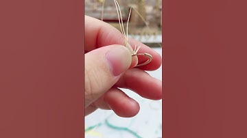 Maak een ring met draadwikkeling en een turquoise kraal! 💙✨