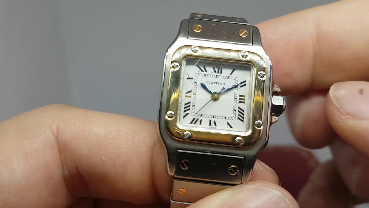santos de cartier vintage watch