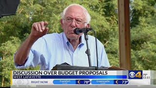 Sen. Sanders visits West Lafayette to rally support for $3.5 trillion budget bill