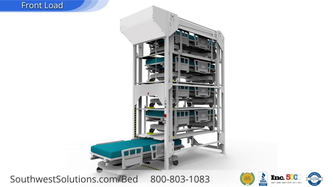 Vertical Hospital Bed Stackers Gurneys Cribs Stretchers YouTube