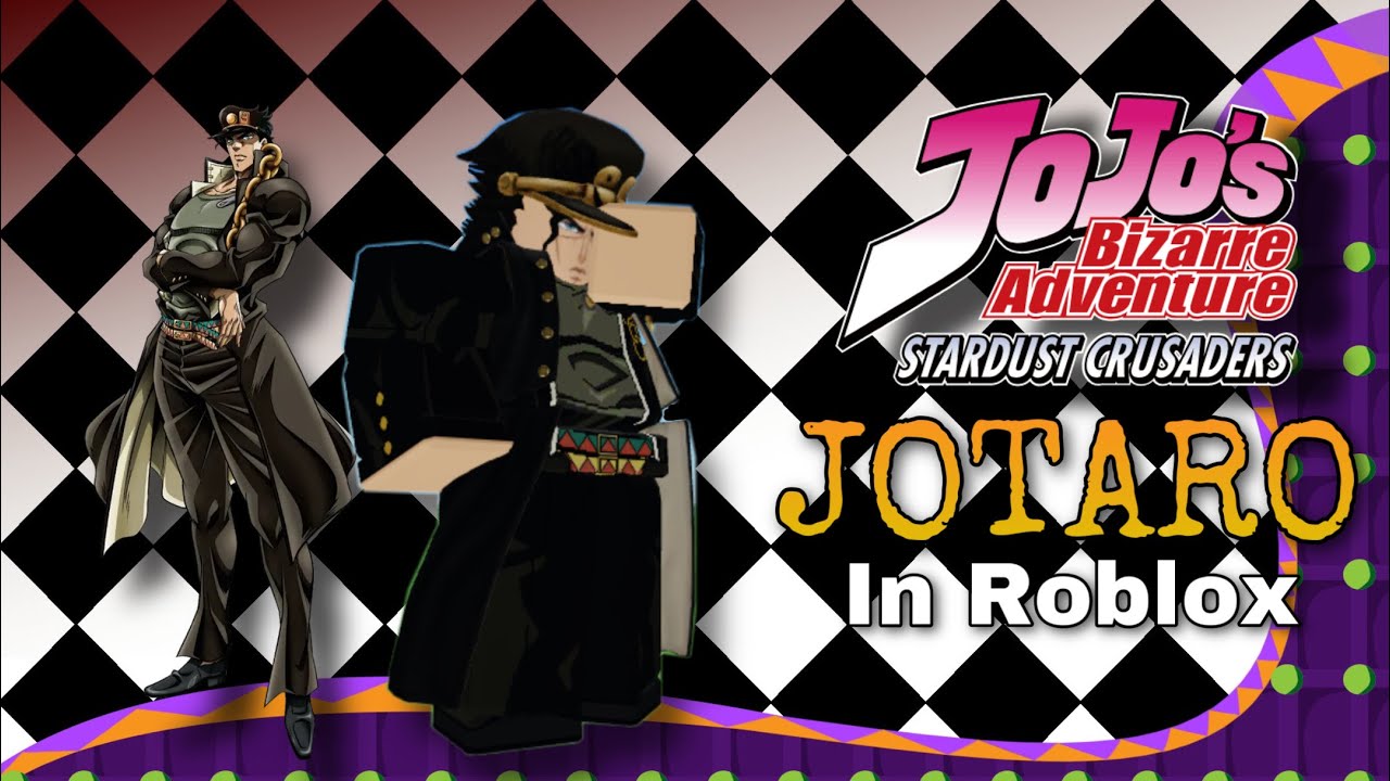 How to make Jotaro Part 3 in Roblox (Remake) Roblox JoJo Avatars