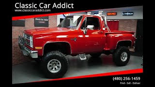 Test Drive Lifted 1986 Chevrolet K10 4X4 SOLD Classic Car Addict