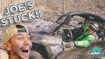 Polaris Rzr Stuck in the MUD while Trail Riding in Ohio!
