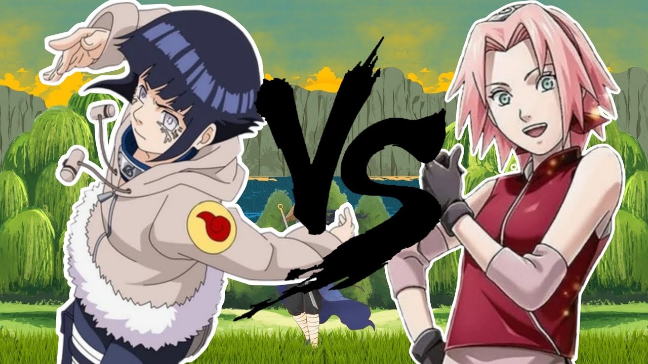 Hinata vs sakura fight in ultimate ninja storm mobile #ultimateninjastorm 