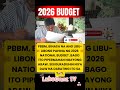 TRILYONIS NA 2026 NATIONAL BUDGET PERMADO NA Wow Budget Highlights News Now Signed