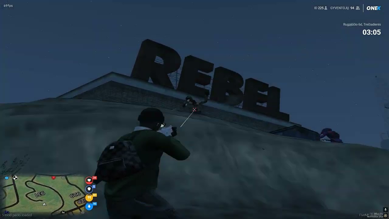 OneX.LT | cyteriu gauje