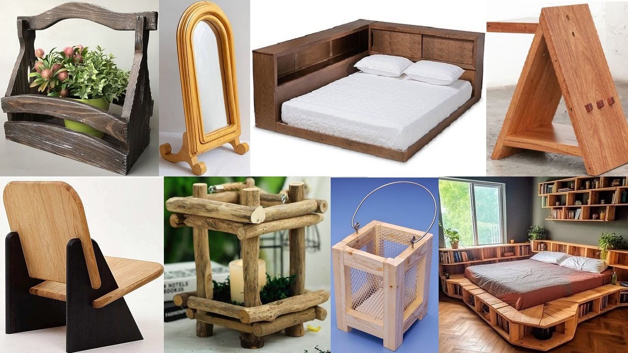 Creative wood furniture ideas for your next Woodworking Project/ make