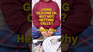 Using Silicone Oil but Not Getting Cells? #shorts #fluidart