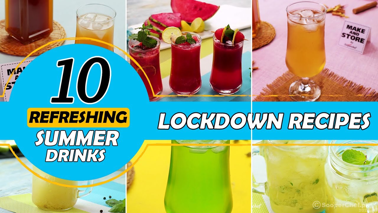 10 Lockdown Refreshing Summer & Ramzan Drinks Recipes | SooperChef