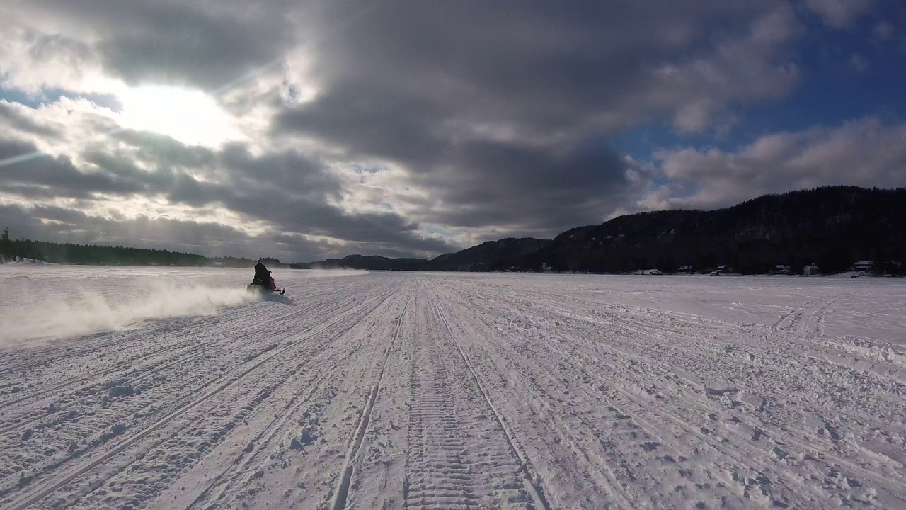 A run across 4th Lake