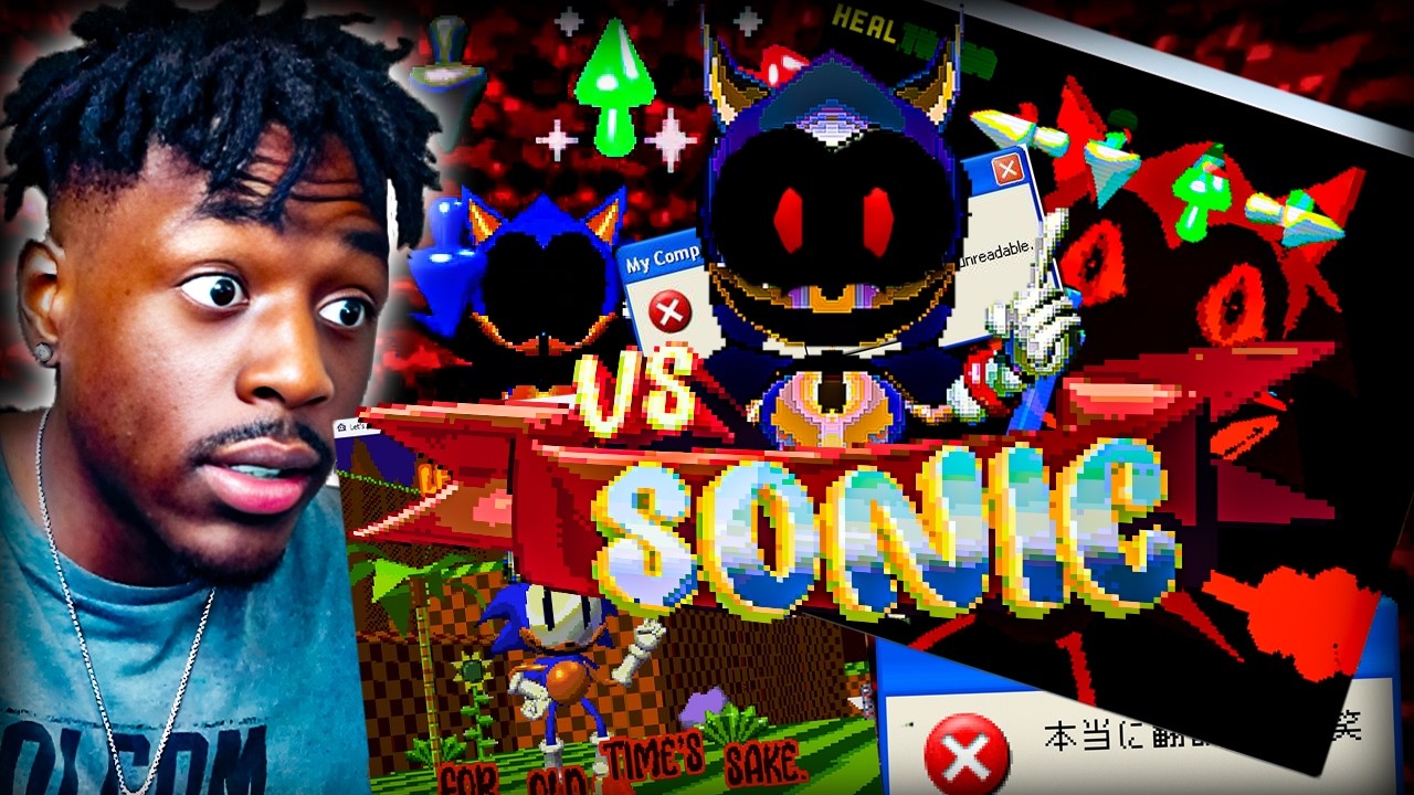 Мод FNF Sonic.exe — топовый | Переписано — РАУНД 2 — Sonic.EXE