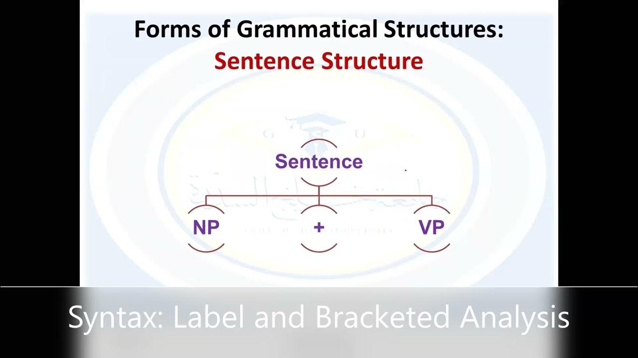 Syntax Label and Bracketed Analysis - YouTube