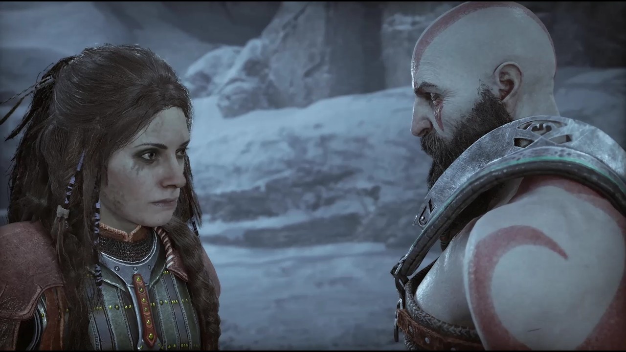 God of war fight with freya #kratos #atreus